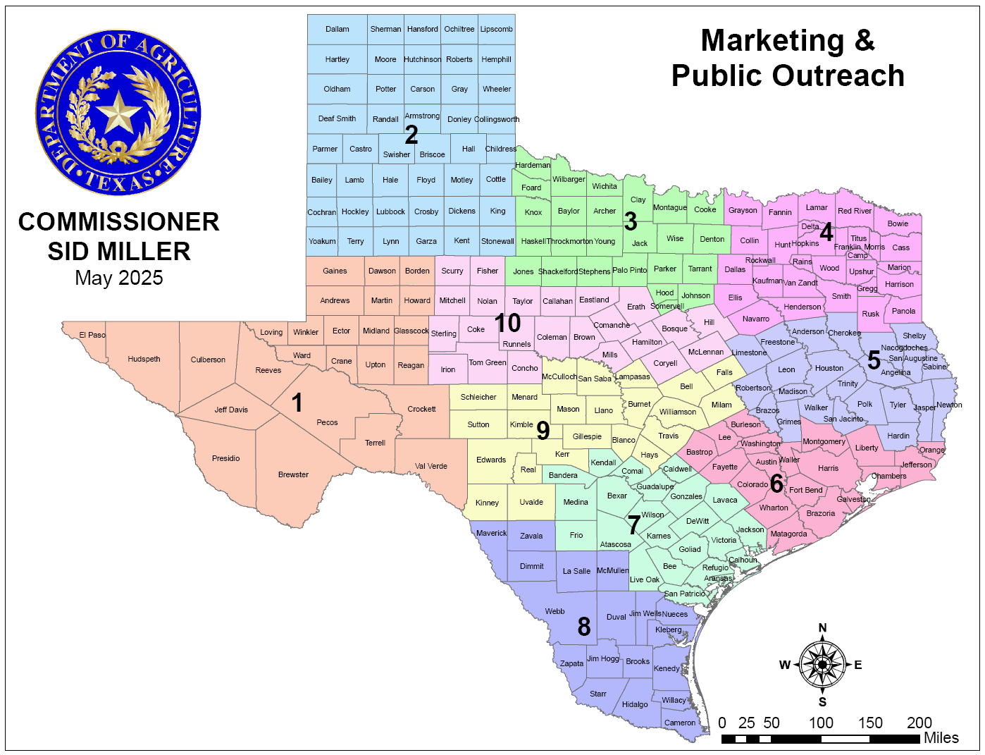 June 2025 map